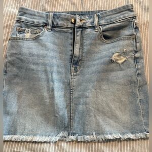 American Eagle Light Blue Denim Skirt